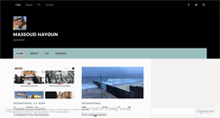 Desktop Screenshot of massoudhayoun.com