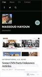 Mobile Screenshot of massoudhayoun.com